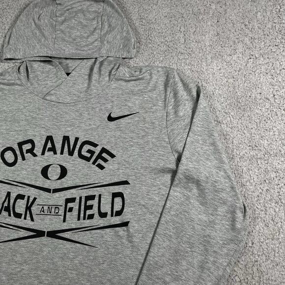 Oregon Ducks Pullover Mens M Nike Long Sleeve Dri-Fit Lightweight Track Field - Picture 5 of 13